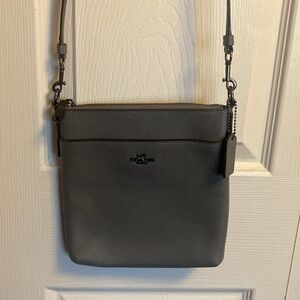 Gray Coach crossbody bag - only used once